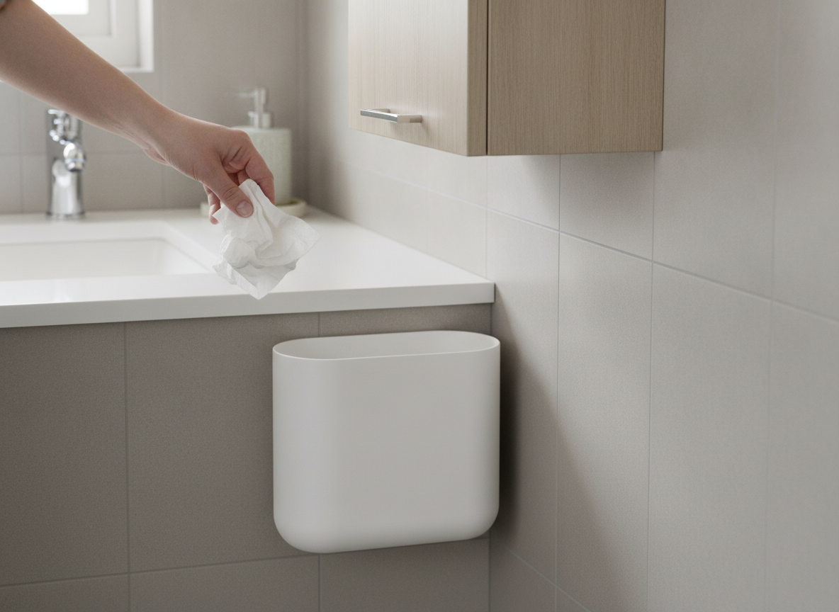 Slim Trashcan: 7 Ultimate Checklist For Amazing Bathroom & Office Organization 2026 2 slim trashcan in action