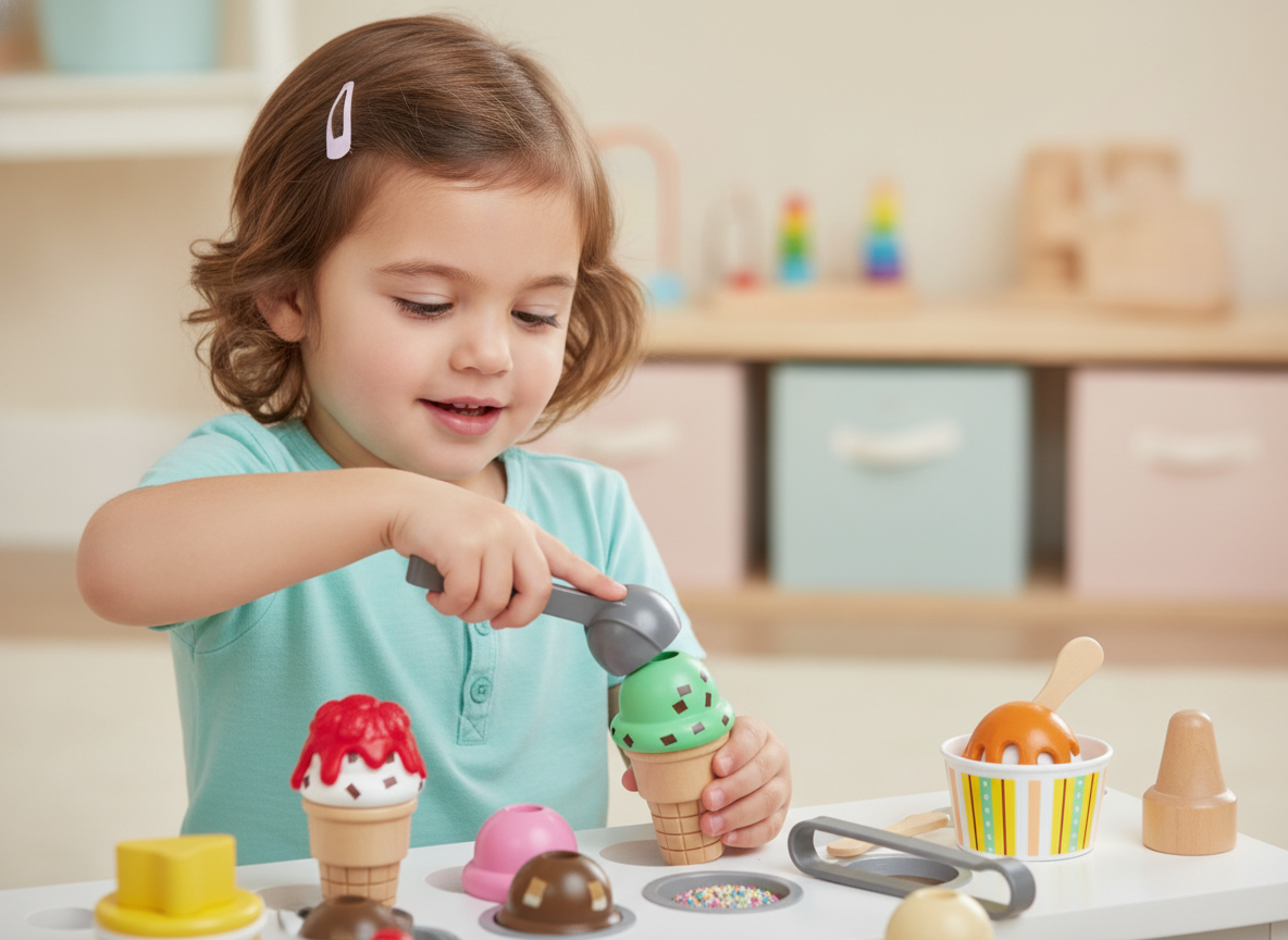 ice cream in action
