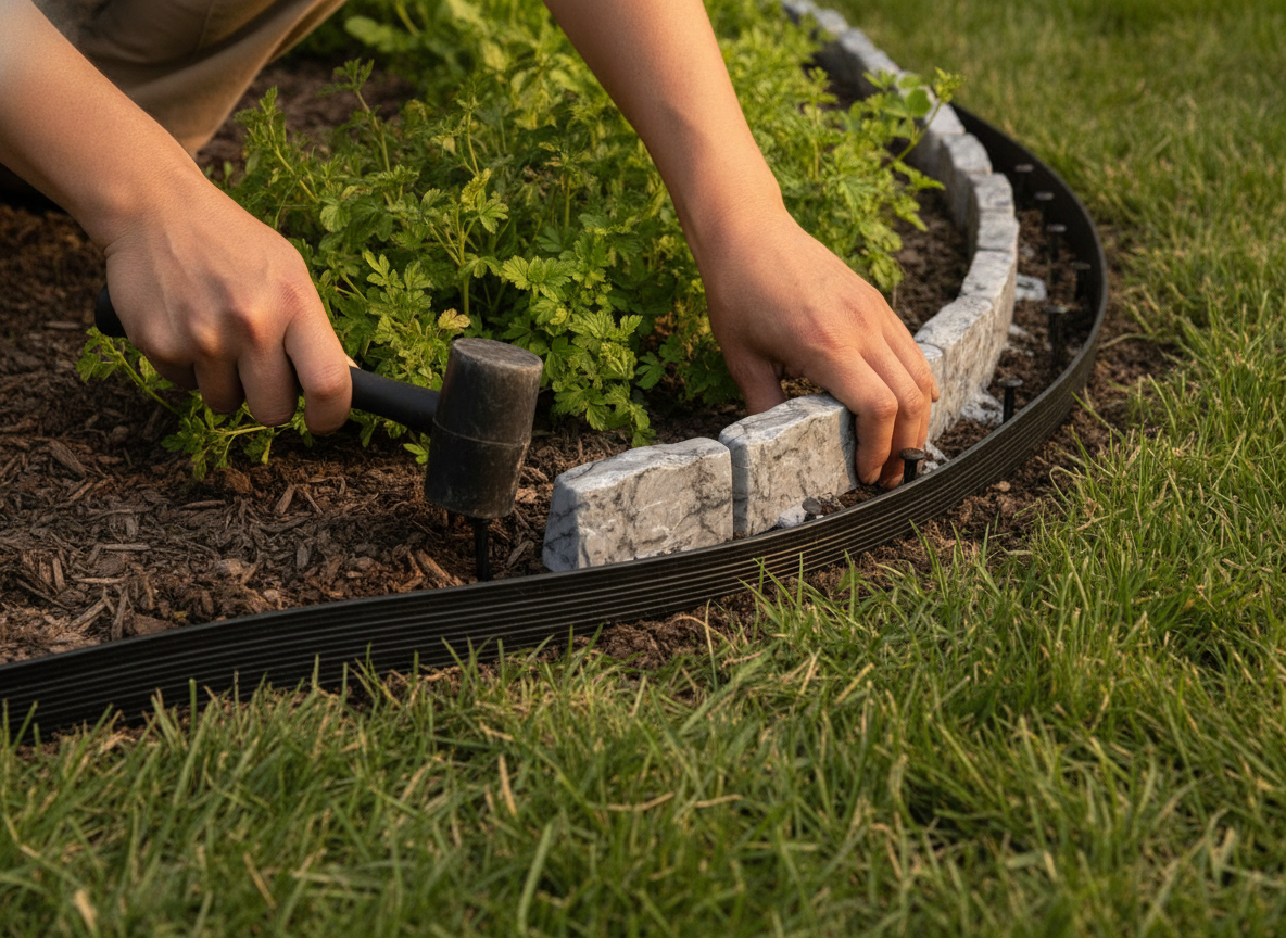 Garden Edging: 7 Proven Strategies For The Best 2026 Landscape 2 garden edging in action