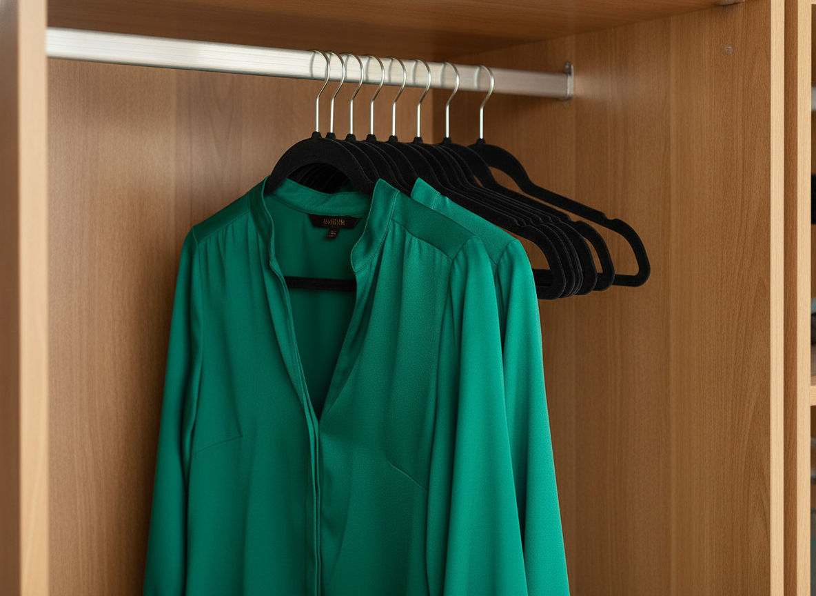 Velvet Hangers: 7 Proven Steps For Easy Closet Organization in 2026 2 velvet hangers in action