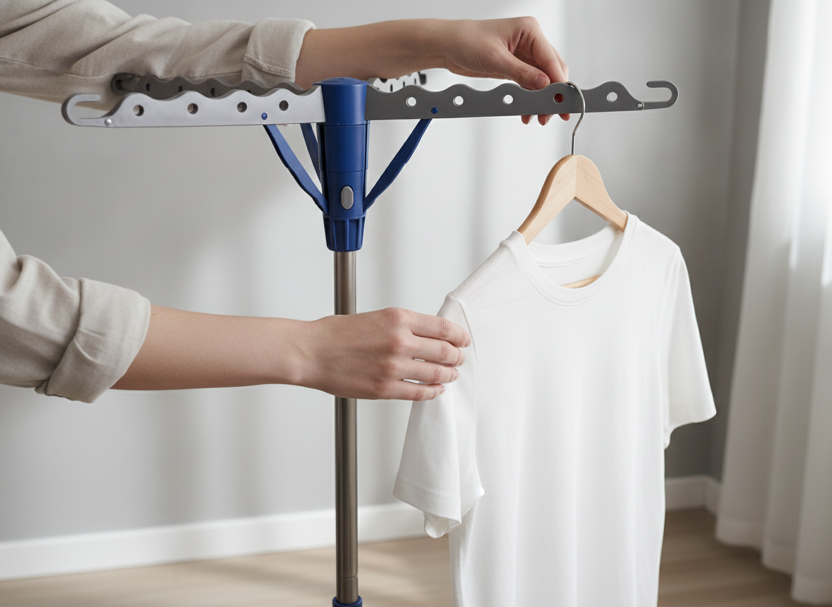 drying rack in action