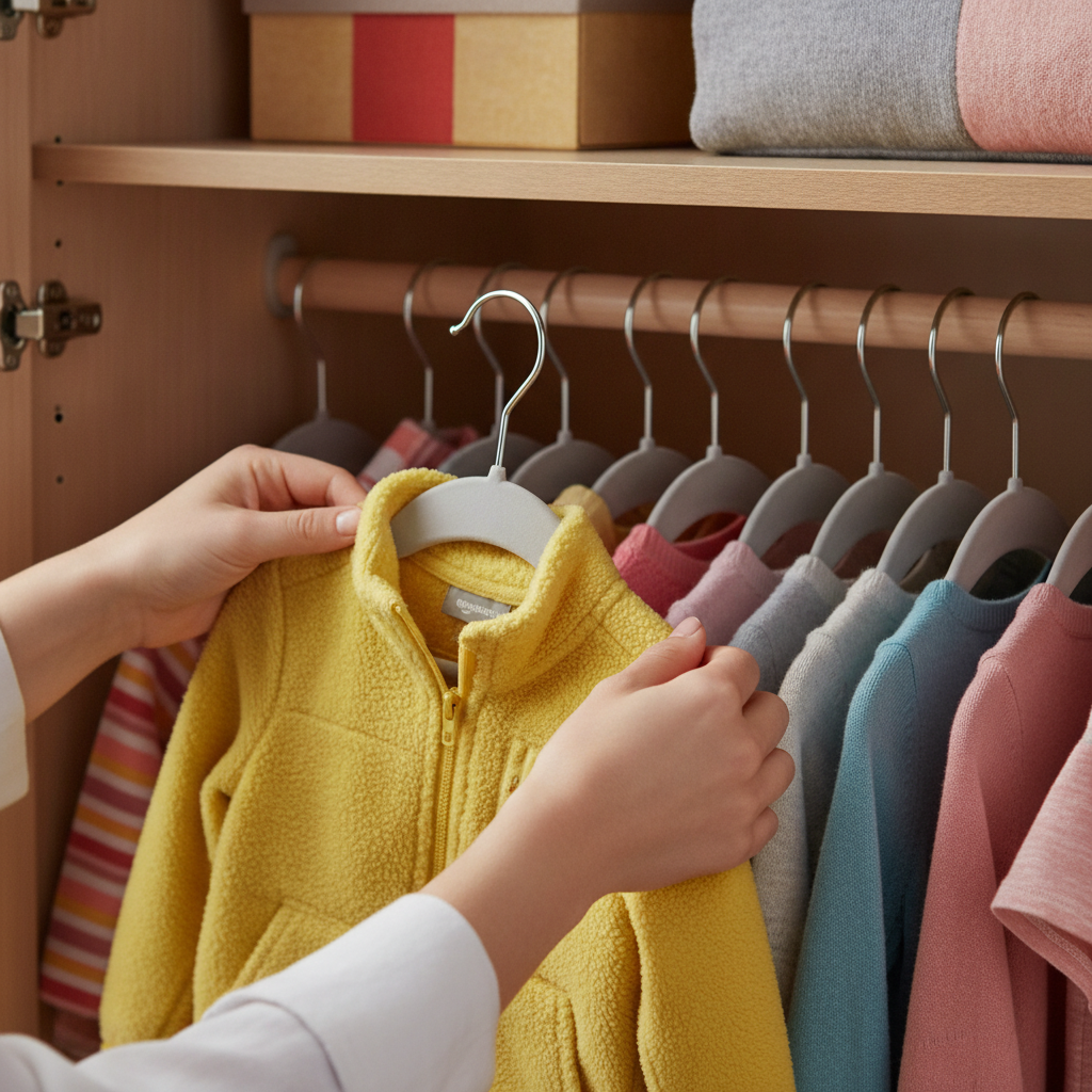 kids hangers in action