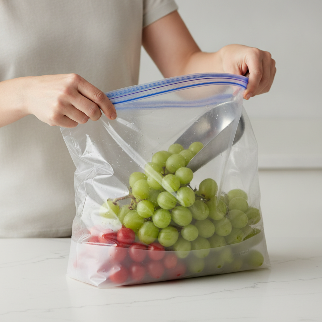 storage bags in action